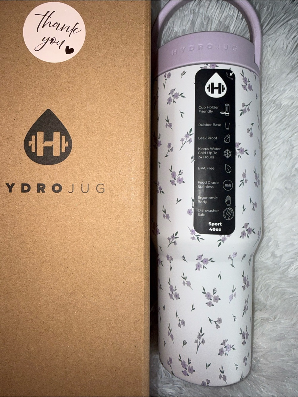 Hydrojug Iris 40 oz sport bottle